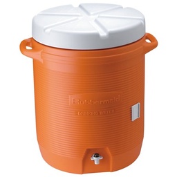 Rubbermaid, Water Cooler 10 gal. Orange.