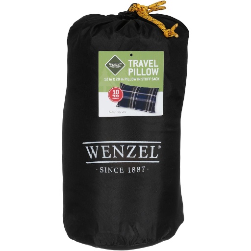 American Recreation, Blue Travel Pillow 12 in. H x 12 in. W x 20 in. L 1 pk