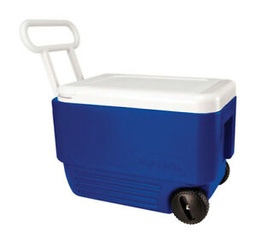 Igloo Wheelie Cool Cooler 38 qt. Blue
