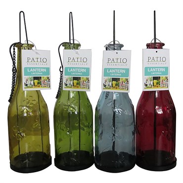 Tealight Holder 7.5Cm (2.95In) Dia 27Cm (10.63In), Height Glass Assorted Colors Patio Essentials