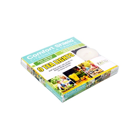 Citronella Tea Lights 9 Pack White Patio Essentials