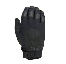 Ace Universal Synthetic Leather Heavy Duty Gloves Black Large 1 pair