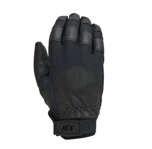 Ace Universal Synthetic Leather Heavy Duty Gloves Black Large 1 pair