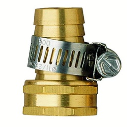 Hose Clamp With Mender Female 1.59Cm, (.63In) To 1.90Cm (.75In) Brass Ace