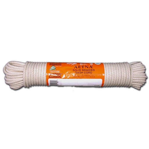 Solid Braid Cotton Sash Cord 3-16 In X 100 Ft