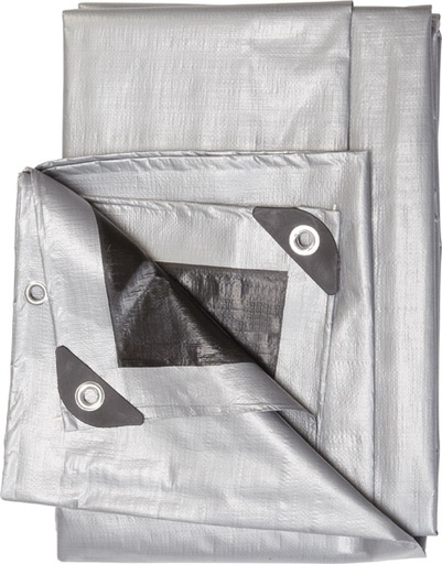 Ace Tarp Silver-Black 20Ft X 30Ft (6.1M X 9.14M) 8.5Ml 153G.