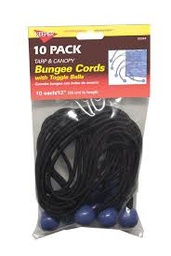 Bungee Cord With Bungee Balls 10 Pack 12In (3