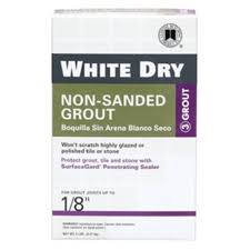 Tile Grout Dry White 5Lb