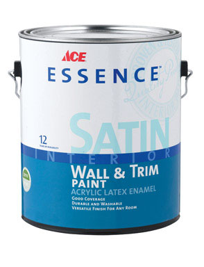 Ace Essence Satin Ultra White Acrylic Latex Latex Wall+Trim Paint Indoor 1 gal