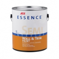 Ace Essence Semi-Gloss High Hiding White Acrylic Latex Interior Latex Wall+Trim Paint Indoor 1 gal