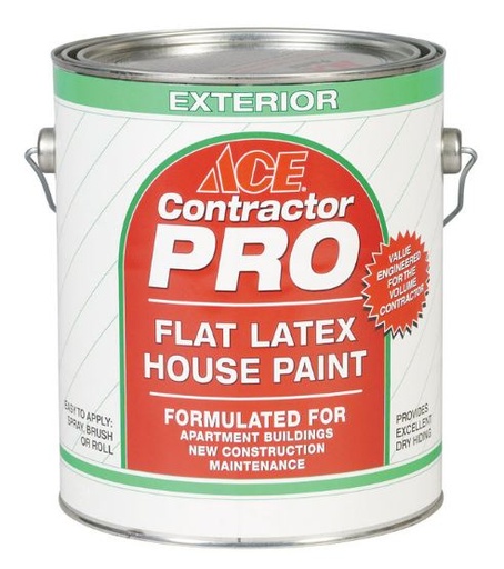 Cont Pro Ltx Ext Flat Wht Paint 1GAL