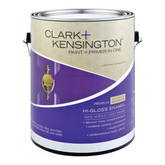 Ace Clark+Kensington High-Gloss Tintable Base Midtone Hi-Hide Base Acrylic Latex Paint and Pri