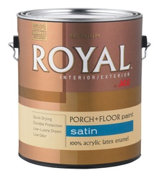 Ace Royal Satin Tint Base Acrylic Latex Porch &amp; Patio Floor Paint 1 gal.