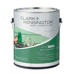 Ace Clark+Kensington, Satin Neutral Base Acrylic Latex House/Trim Paint Outdoor 1 gal.