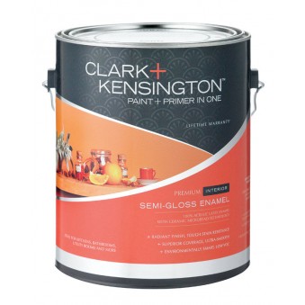 Ace Clark+Kensington, Semi-Gloss Tintable Base Ultra White Base Acrylic Latex Paint and Primer