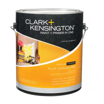 Ace Clark+Kensington Flat Tintable Base Neutral Base Acrylic Latex Paint and Primer Indoor 1Gal