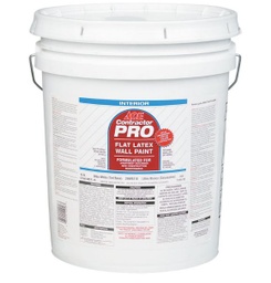 Ace Contractor Pro Flat White Latex Paint Indoor 5 gal.