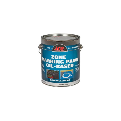 Ace, White Traffic Zone Marking Paint 1 gal