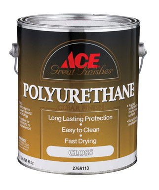 Ace, Gloss Clear Solvent-Based Polyurethane 1 gal.