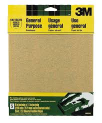 Sandpapr9X11 Asst 5Pk