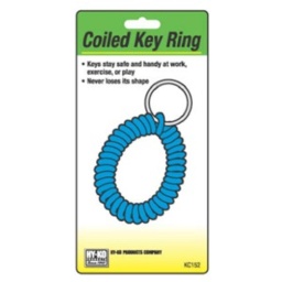 Coiled Key Ring W- Split Ring