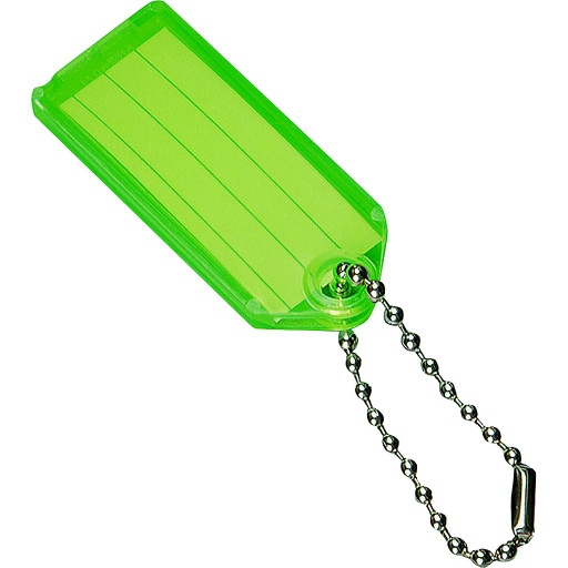 Hy-Ko 2 Ring Identification Key Tag