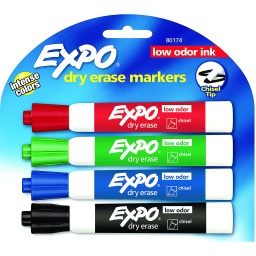 Marker Dry Erase 4 Ct