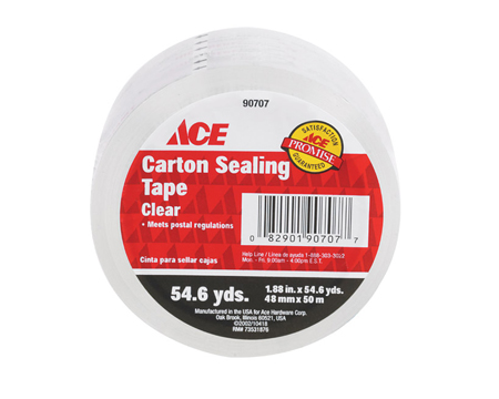 Ace 1.88 In. W X 54.6 Yd. L Sealing Tape Clea