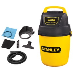 Stanley Wet Dry Vac 9.5 L (2.5 Gl) Poly Tank 220 V 50 60 Cancel