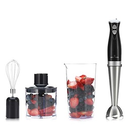Hamilton Beach Variable Speed Hand Blender with Turbo Boost Power - Black/Stainless Steel