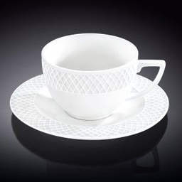 WILMAX Tea Cup and Saucer  8 oz 240 Ml.