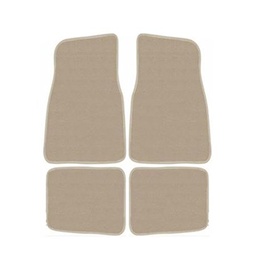 Mat Floor Mat 4 Piece Basic Carpet Tan Custom