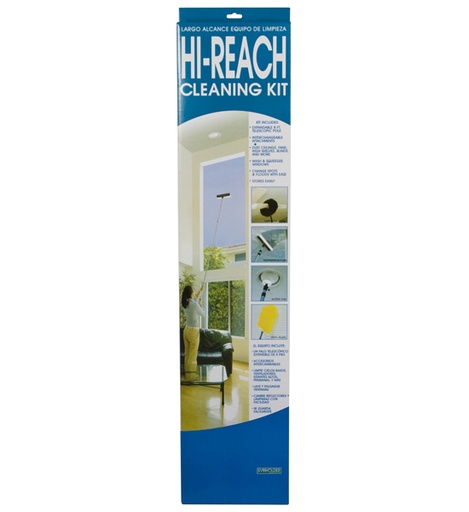 Hi Reach Cleaning Kit 2.4M (8Ft) Steel Pole Evriholder