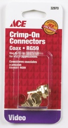 Rg59 Crimp Style F 2 Pack Ace