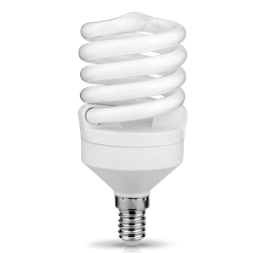 Half-Spiral Cfl Bulb 13 Watt Red Light E27 220-240V 50-60Hz Ce Ace