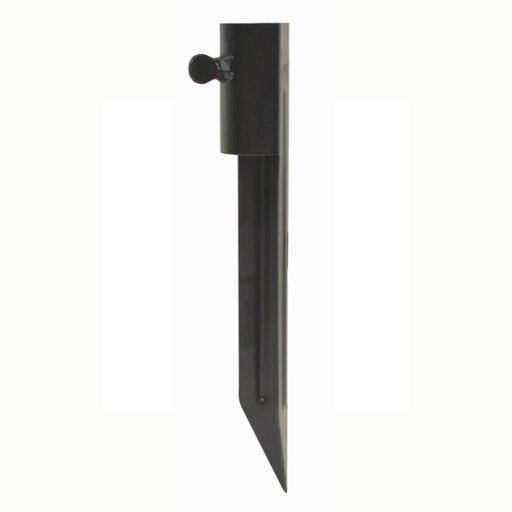 Torch Stake Metal Dia 4Cm X 27Cm Black Patio
