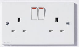 England Socket And Switch 2Gang