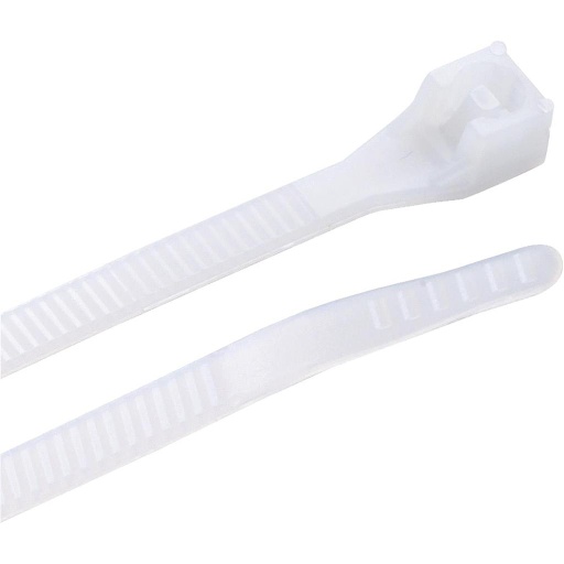 TIES CABLE WHT 4" 100PK.