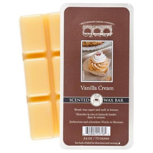 Bridgewater Candle, Scented Wax Bar 2.6 Oz. - Vanilla Cream