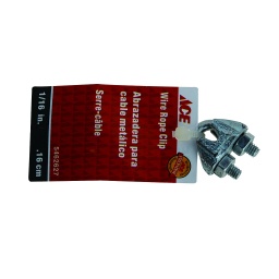 Wire Rope Clip 1/16In (1.6Mm) Galvanized Ace