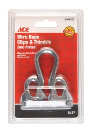 Wire Rope Clip 1/2In (12.7Mm) Galvanized Ace