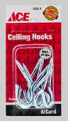 Ceiling Hook 1 11/16In (42.9Mm) Zinc Ace