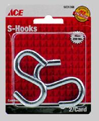 S Hook 2 1/2In (63.5Mm) Zinc Ace