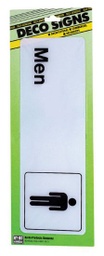 Hy-Ko English White Informational Sign, 3 in. H x 9 in. W