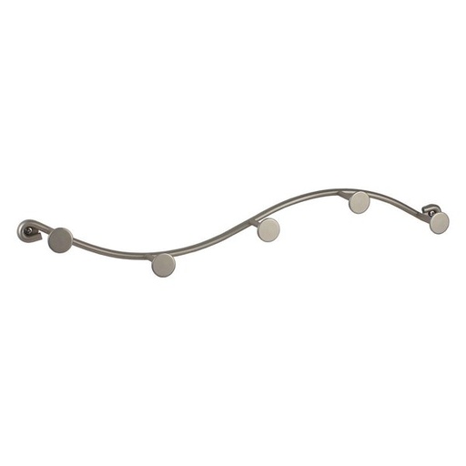 Sweep 5 Hook Single Rack Wall Mount With Scre