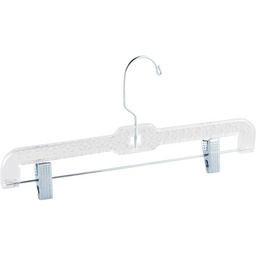 Homz Plastic White Heavy Duty Clothes Hangers 8 pk