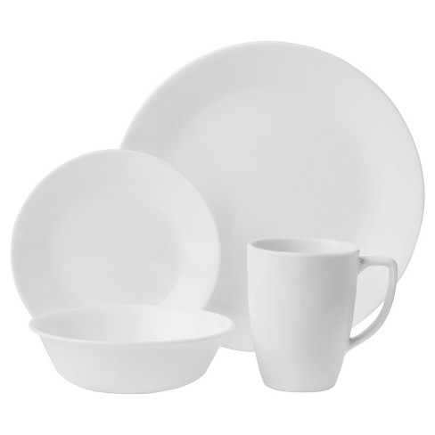 تحديث علامة تعجب حاجز  Corelle, White Glass Dinnerware Set Assortment in. Dia. 16 | ACE Hardware