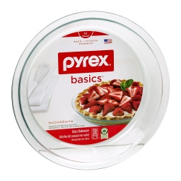 Pyrex 9 in. W x 9 in. L Pie Plate Clear