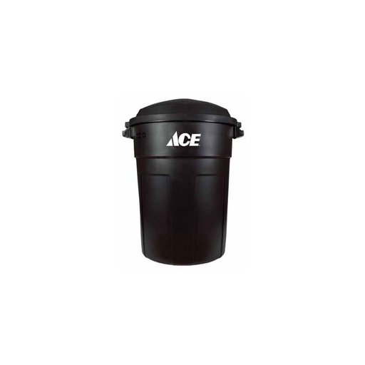 Trash Can 32Gal Blk Ace