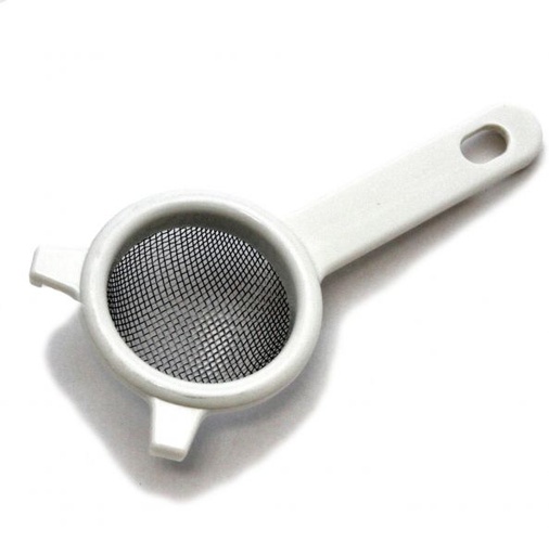 Strainer Ss 2.5" Wht Hdl                